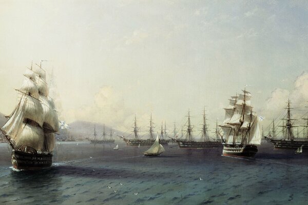 A painting by the great Russian artist Aivazovsky
