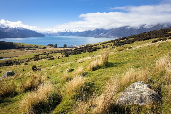 Queenstown Mountain in New Zealand