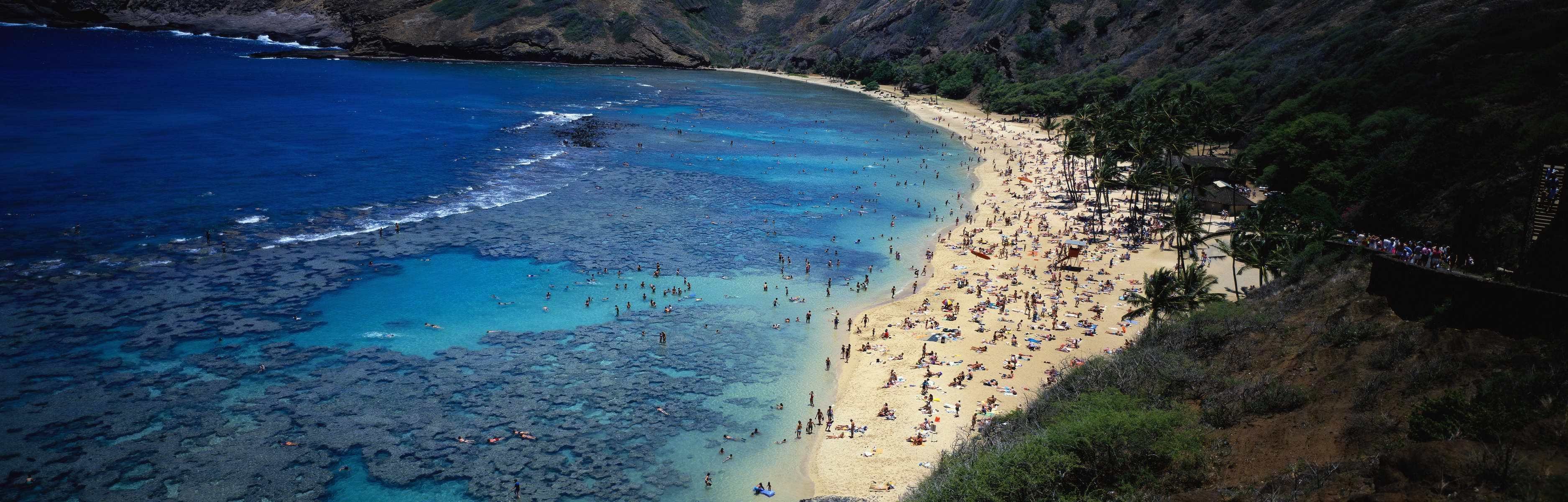 plage côte gens loisirs