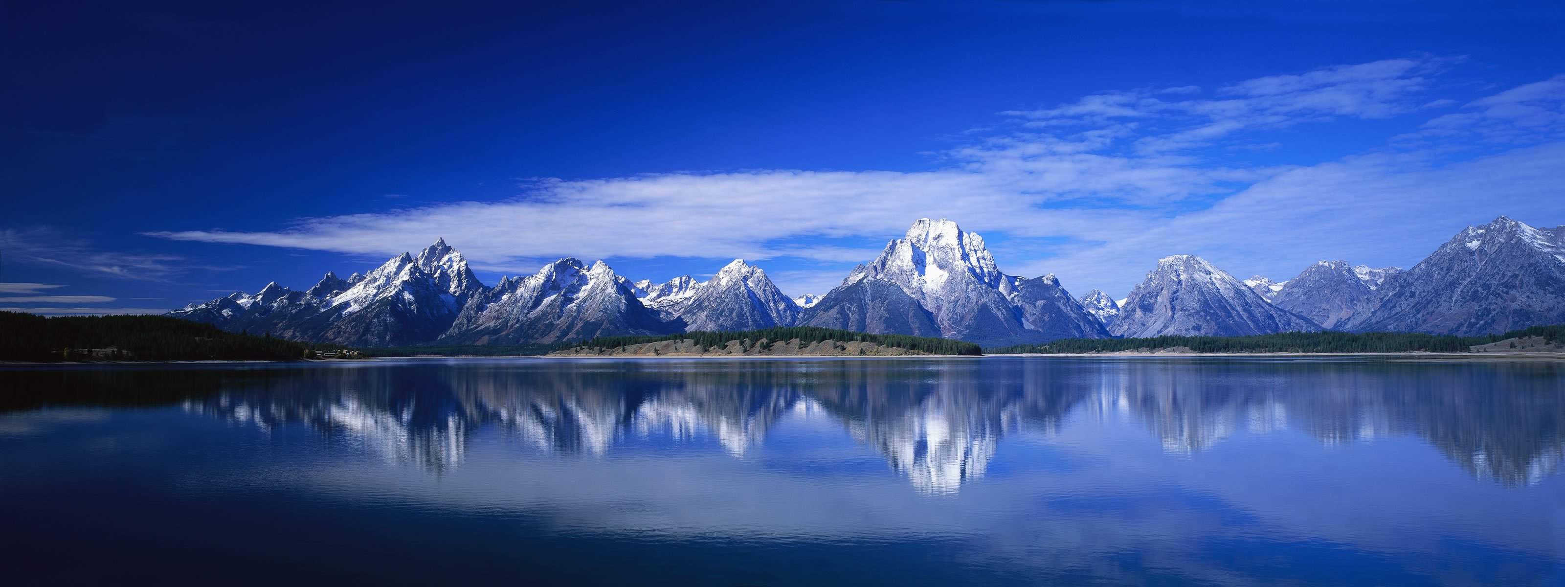 natur landschaft hintergrund wasser berge himmel