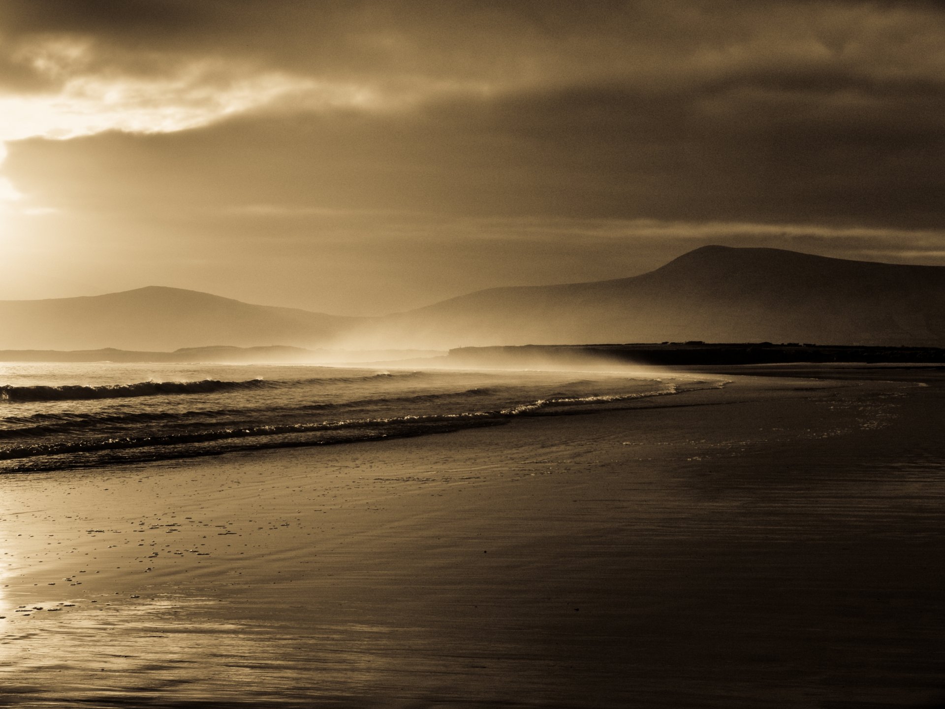 meer sand wellen landschaft