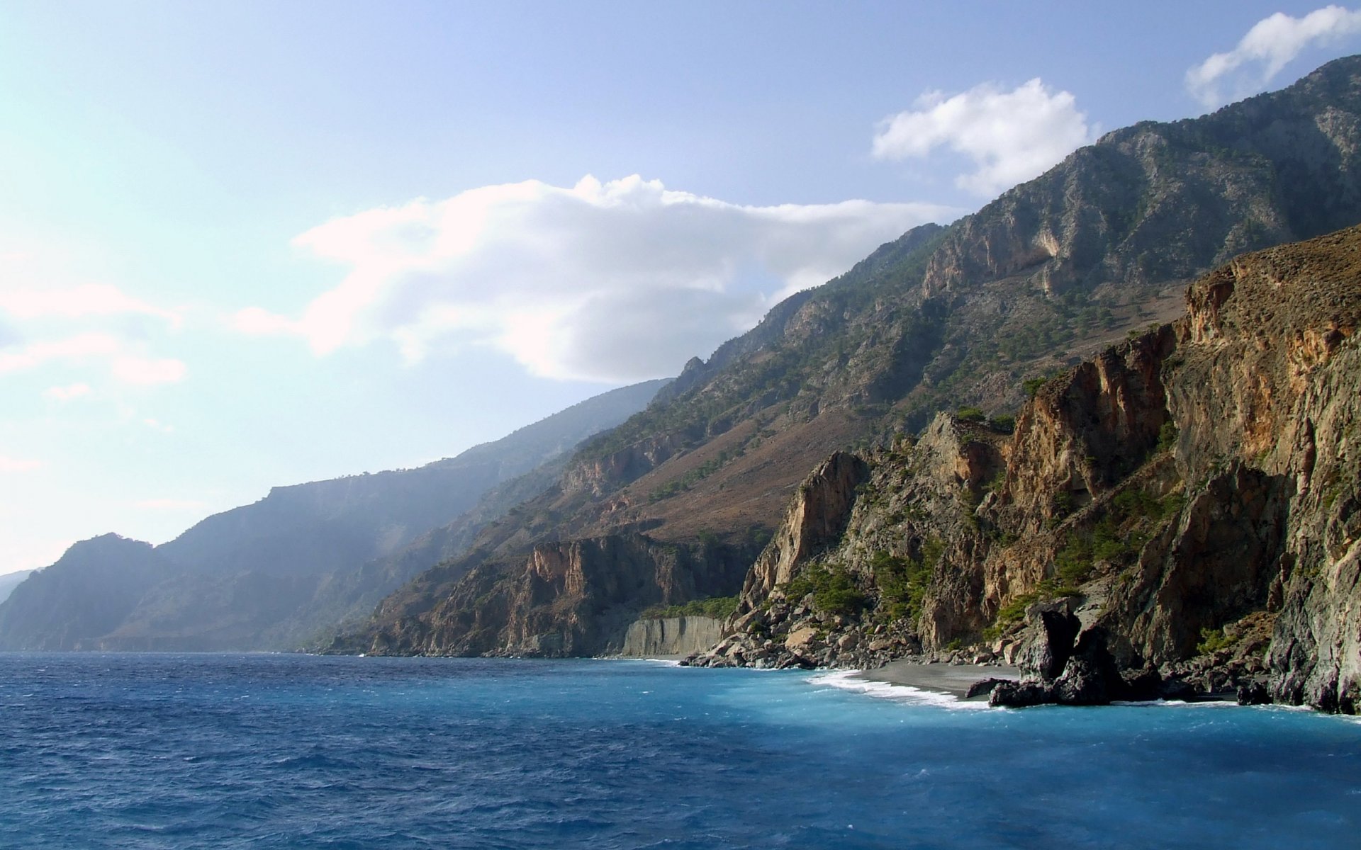 côte falaises mer