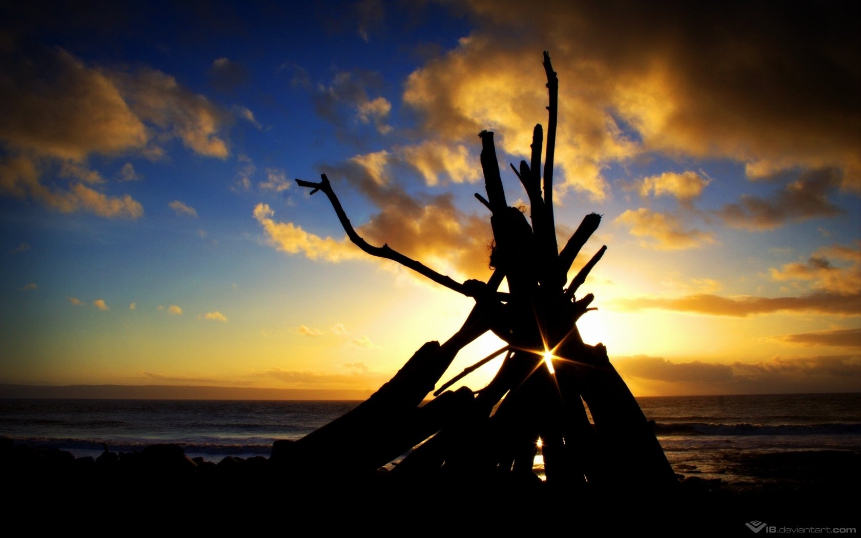 luce tramonto spiaggia