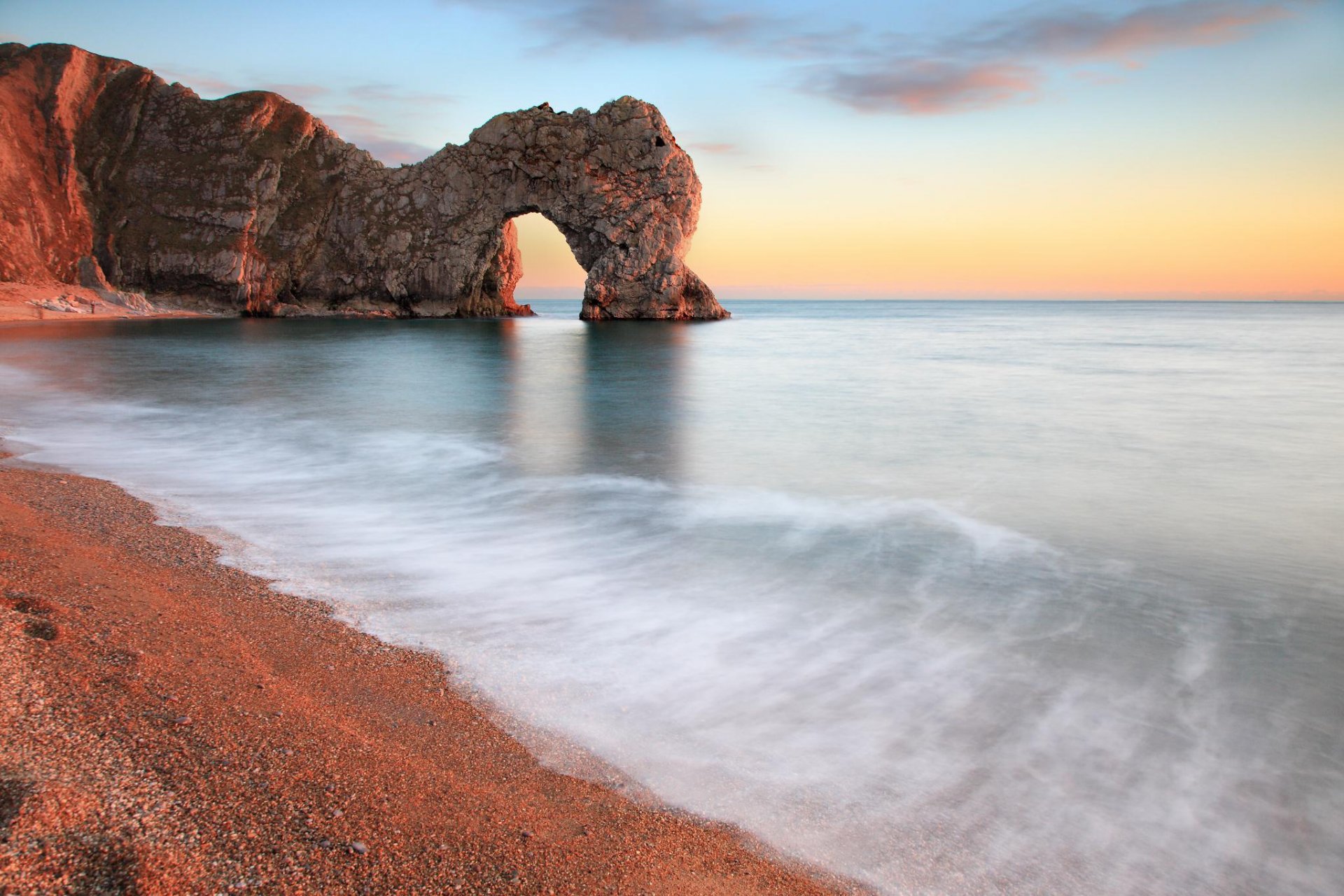 spiaggia spiaggia rocce paradiso rocce arco mare calma