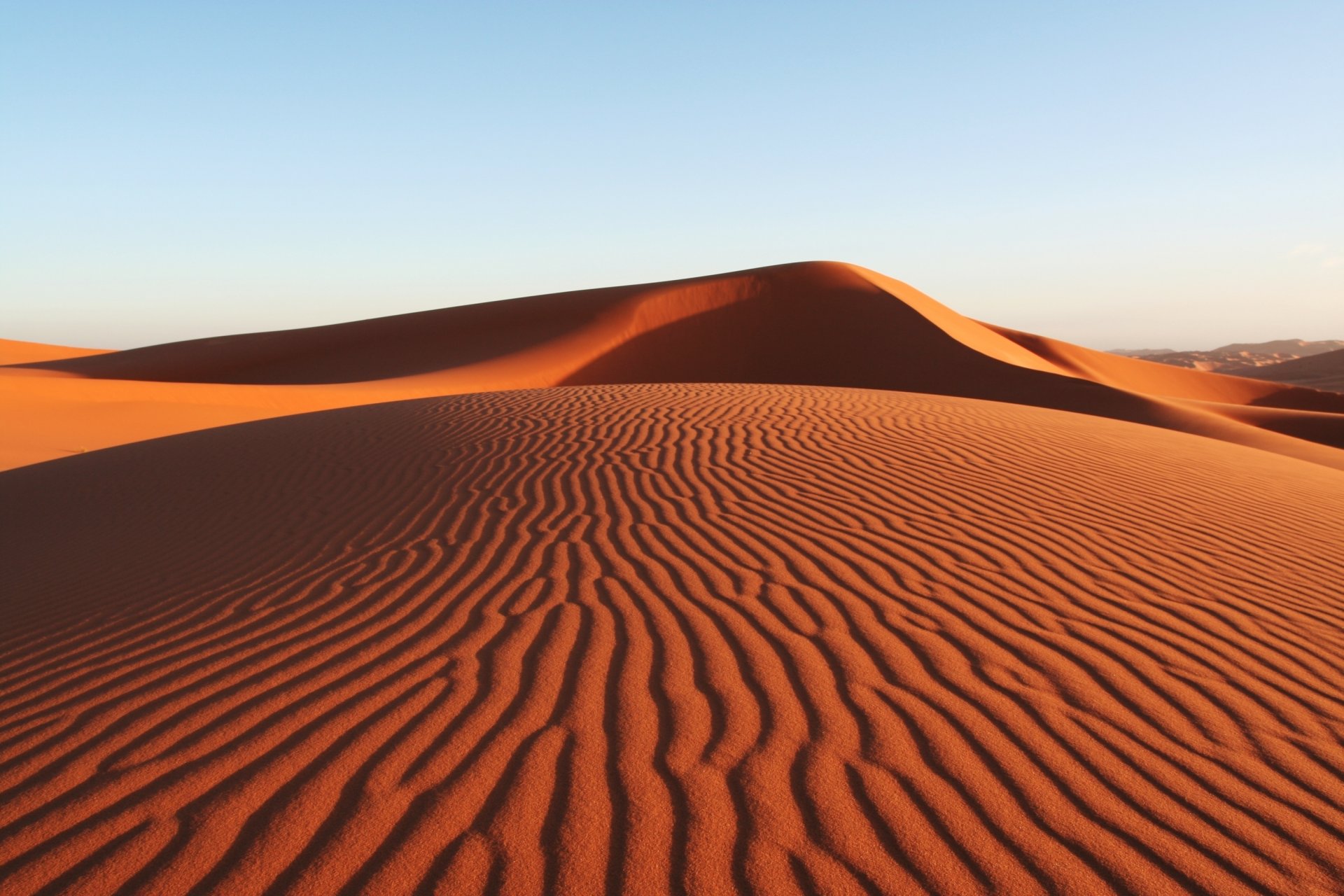 deserto sabbia cielo estate caldo deserto estivo