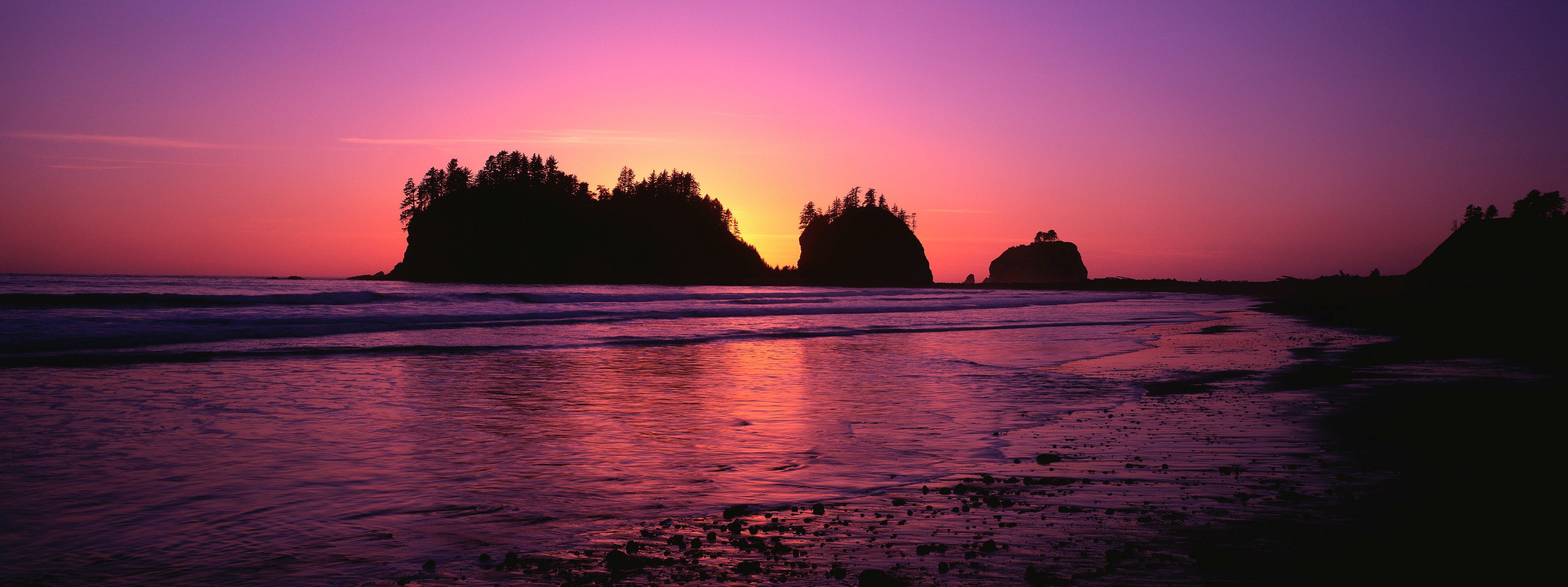 landscape sky night rock sea beach