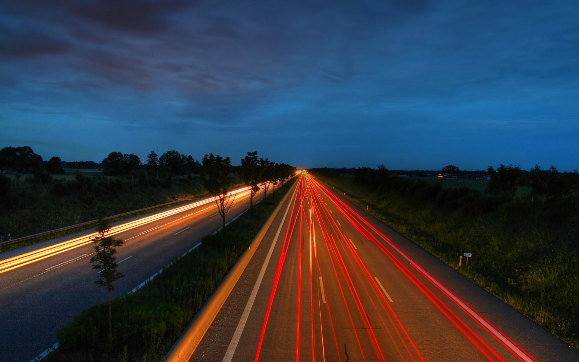 night road hi wei high way night landscape