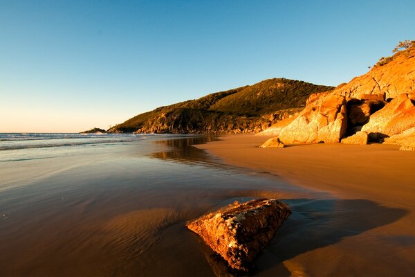 Sonniger Tag am Meer