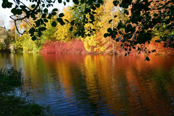 Die Natur im Herbst ist besonders farbreich