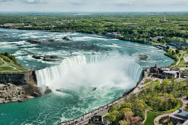 Niagara Falls aus der Vogelperspektive