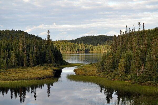 Lacs de cristal au Canada