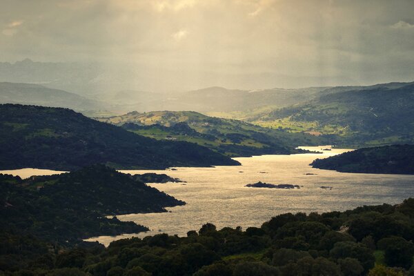 Italy. Sardinia. Beautiful landscape