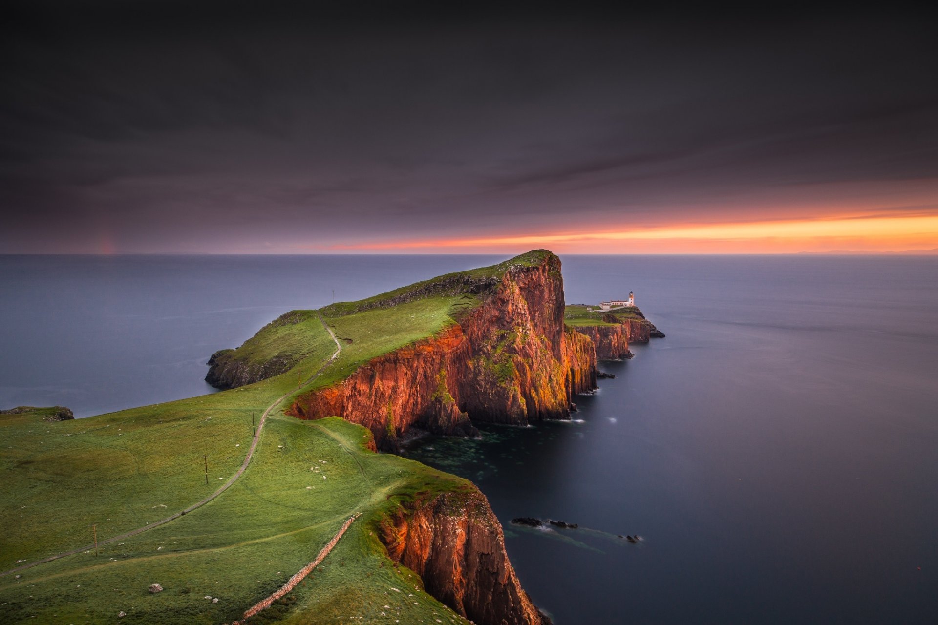 island sea landscape coast
