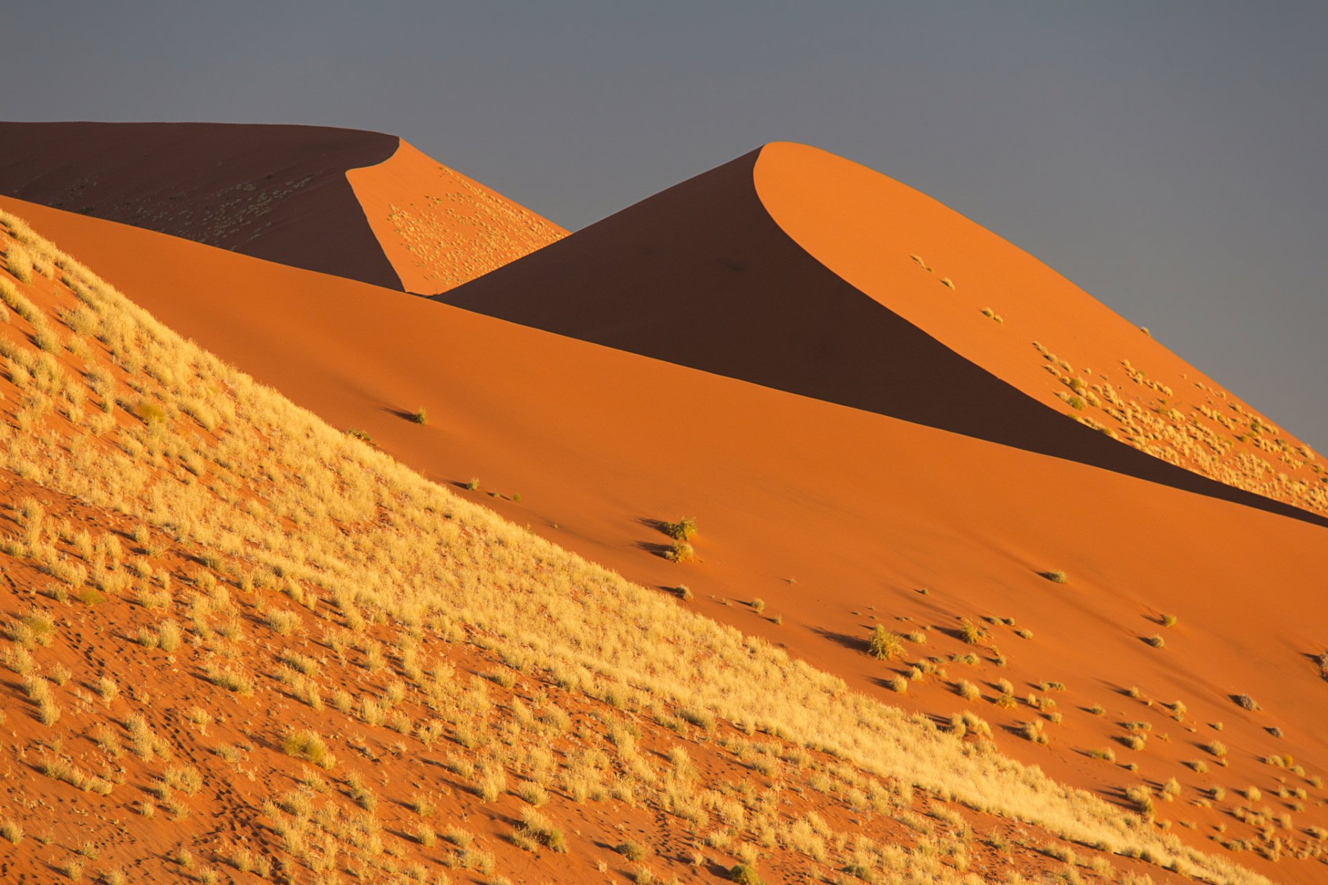 namibia áfrica desierto de namib cielo barkhanes arena