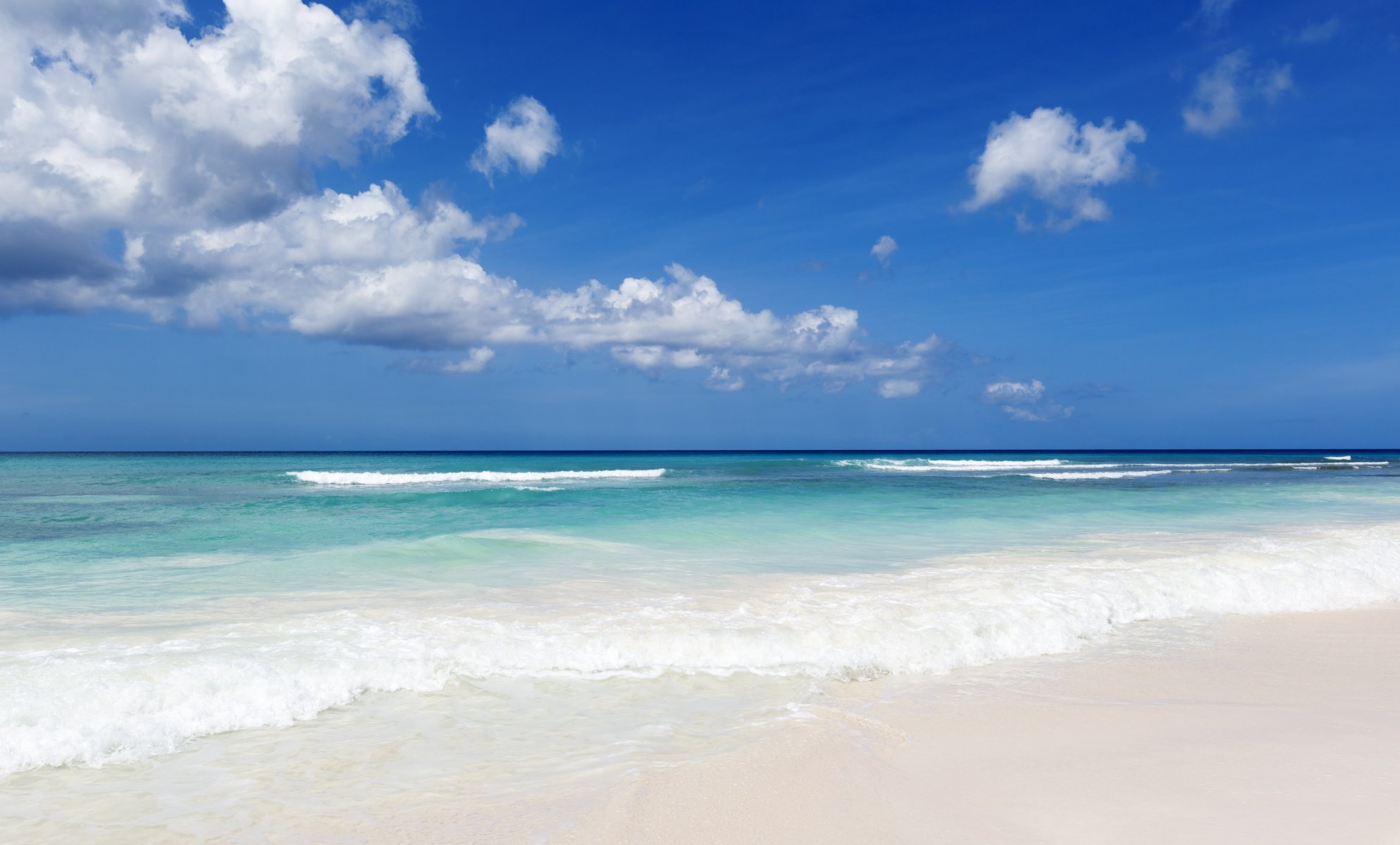 tropen meer küste wellen blaues wasser strand blaues wasser