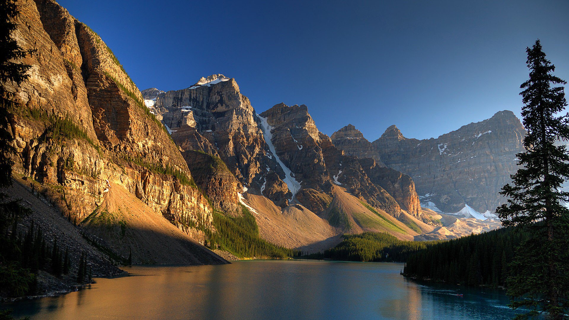 montagne lago natura