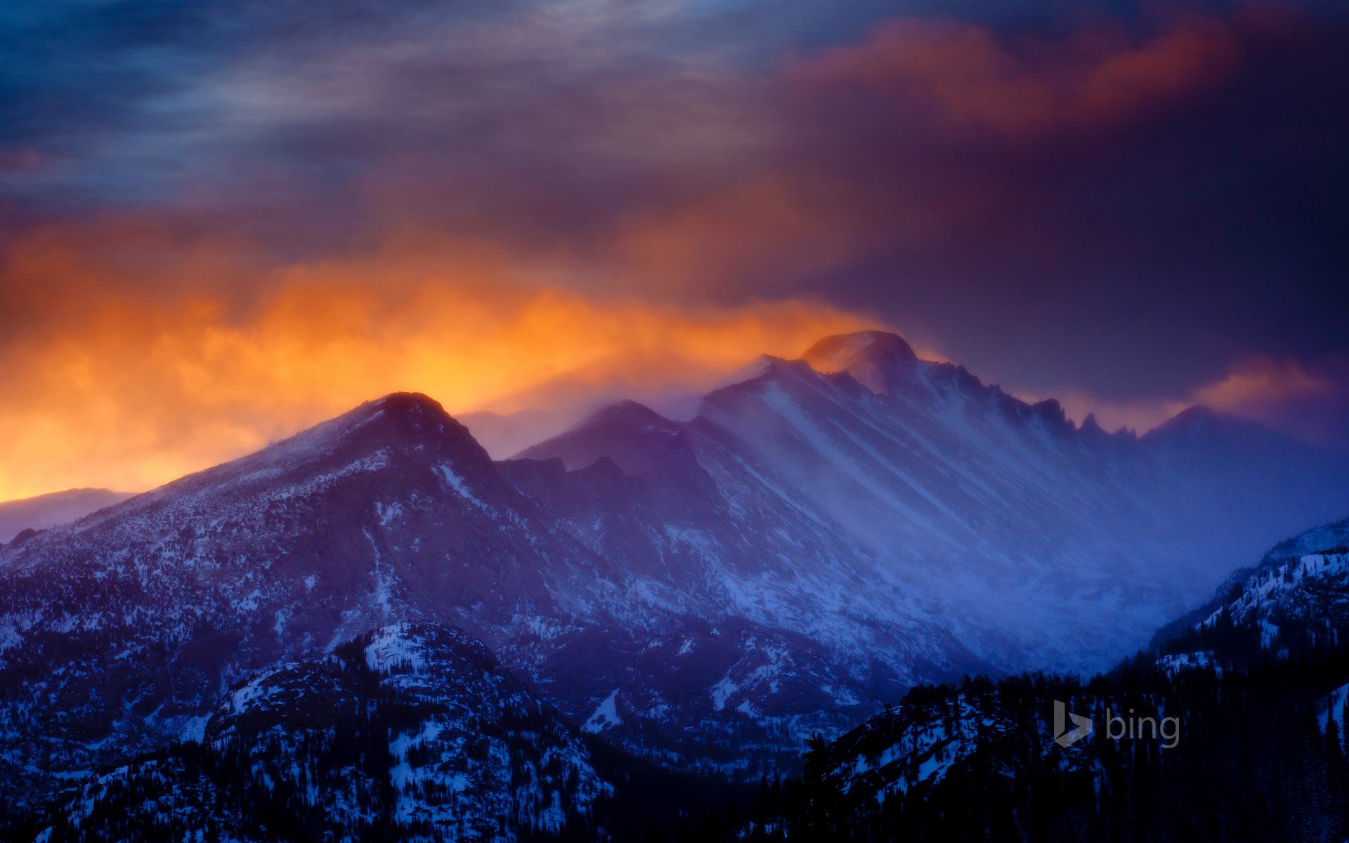 rocky mountain national park colorado united states sky clouds mountain