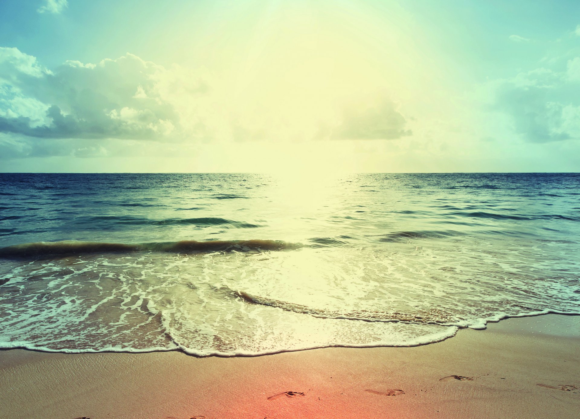 puesta de sol playa mar costa paraíso tropical arena