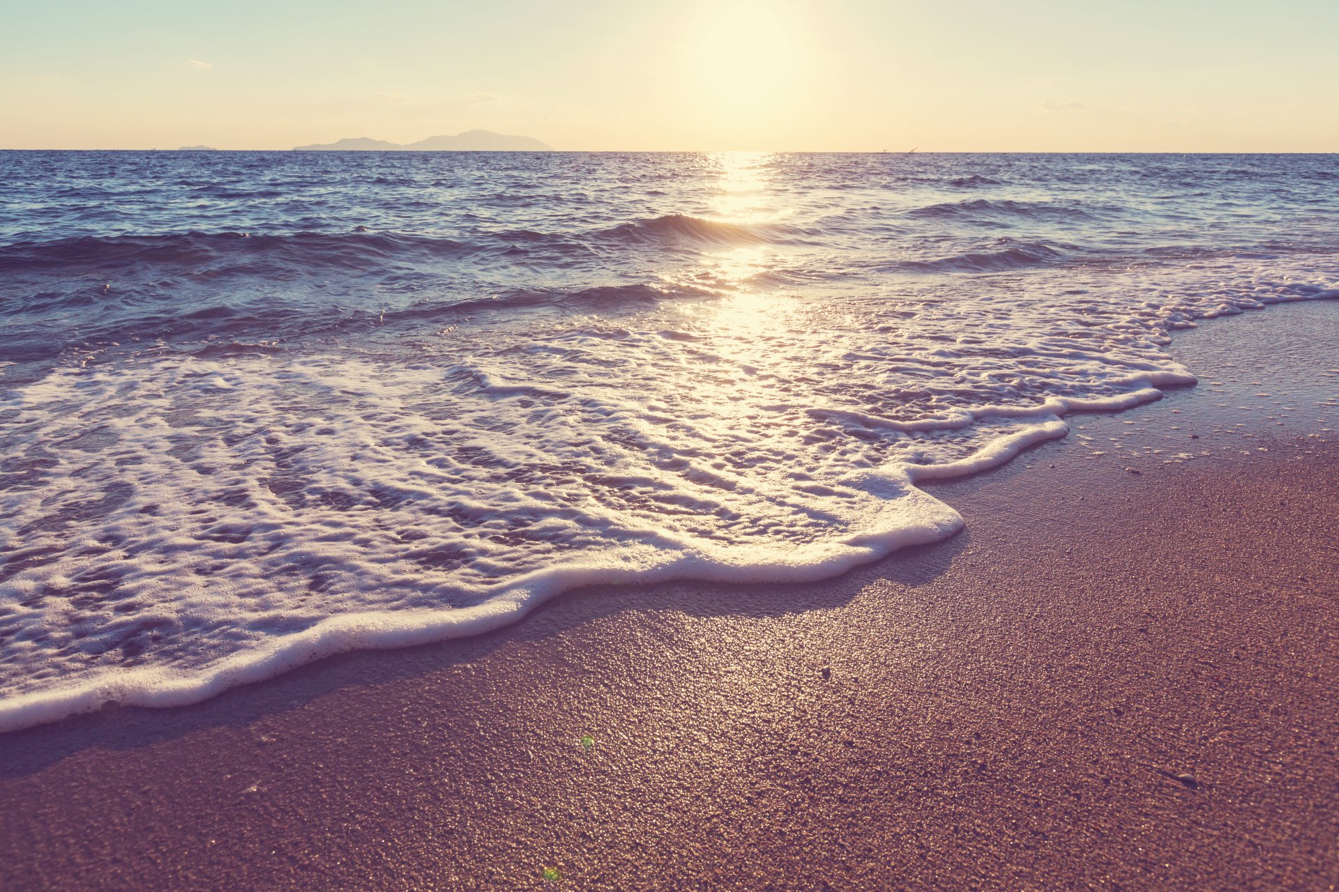 tramonto spiaggia mare spiaggia sabbia