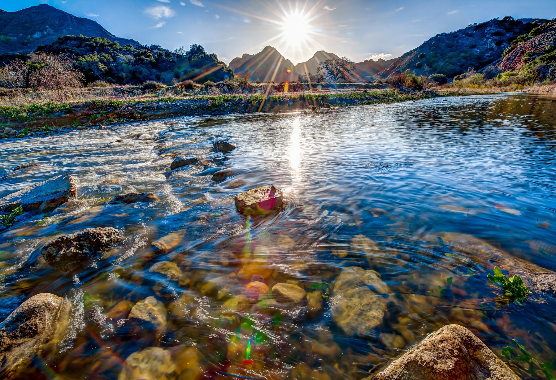 hdr malibu landscape