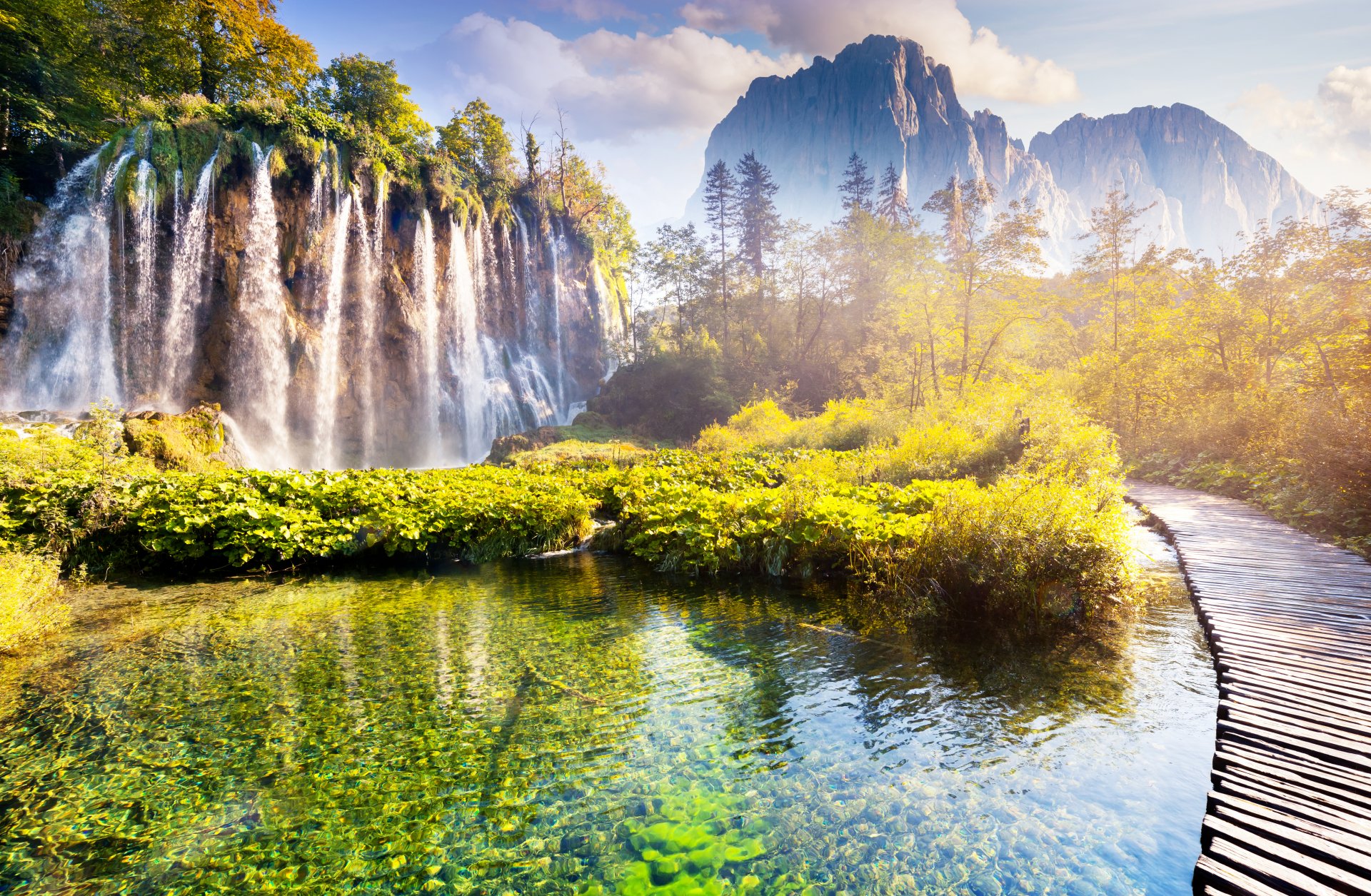 cascada río paisaje agua rocas