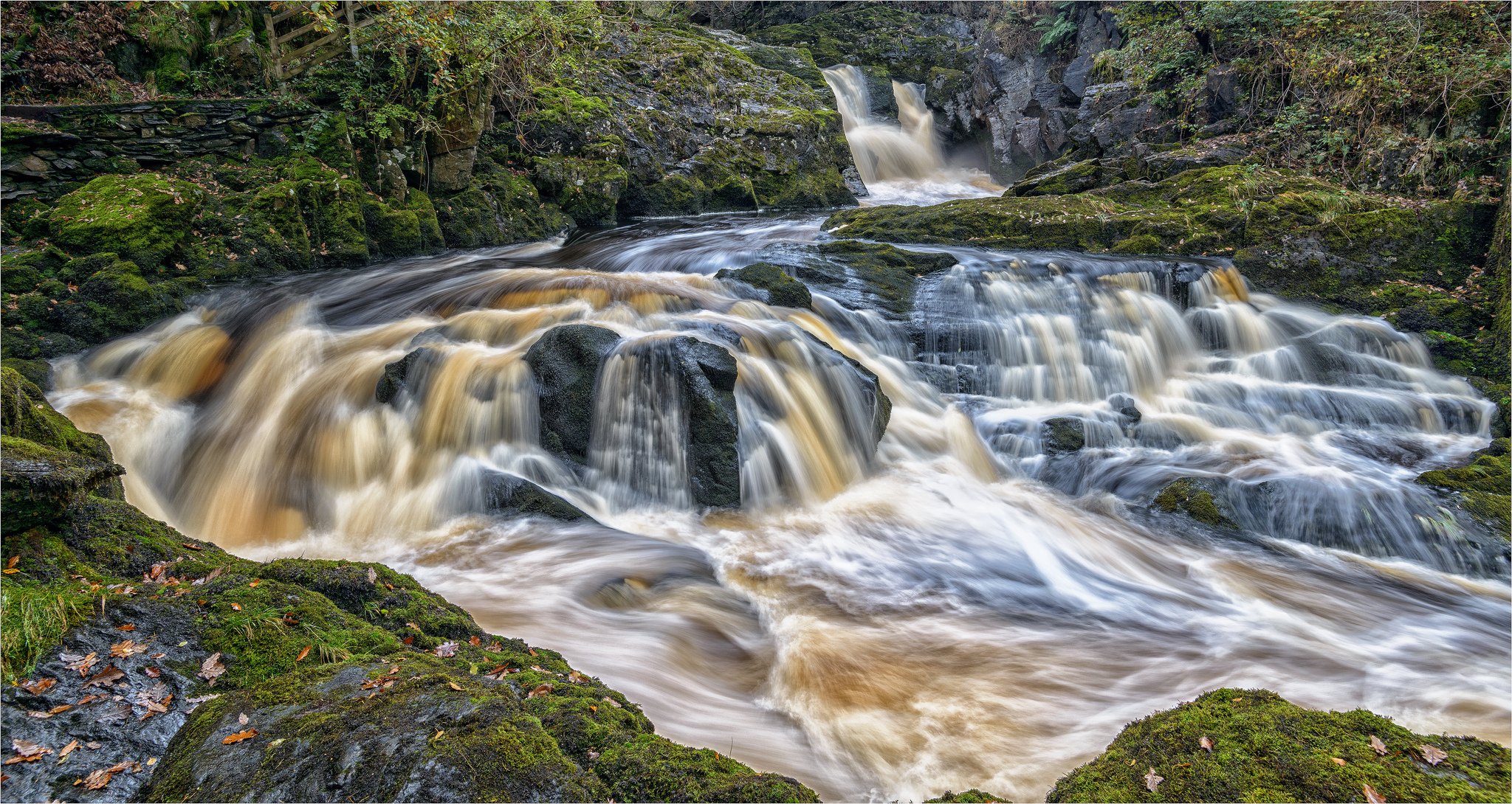 beezley falls ingleton north yorkshire england ingleton waterfalls trail stage stone