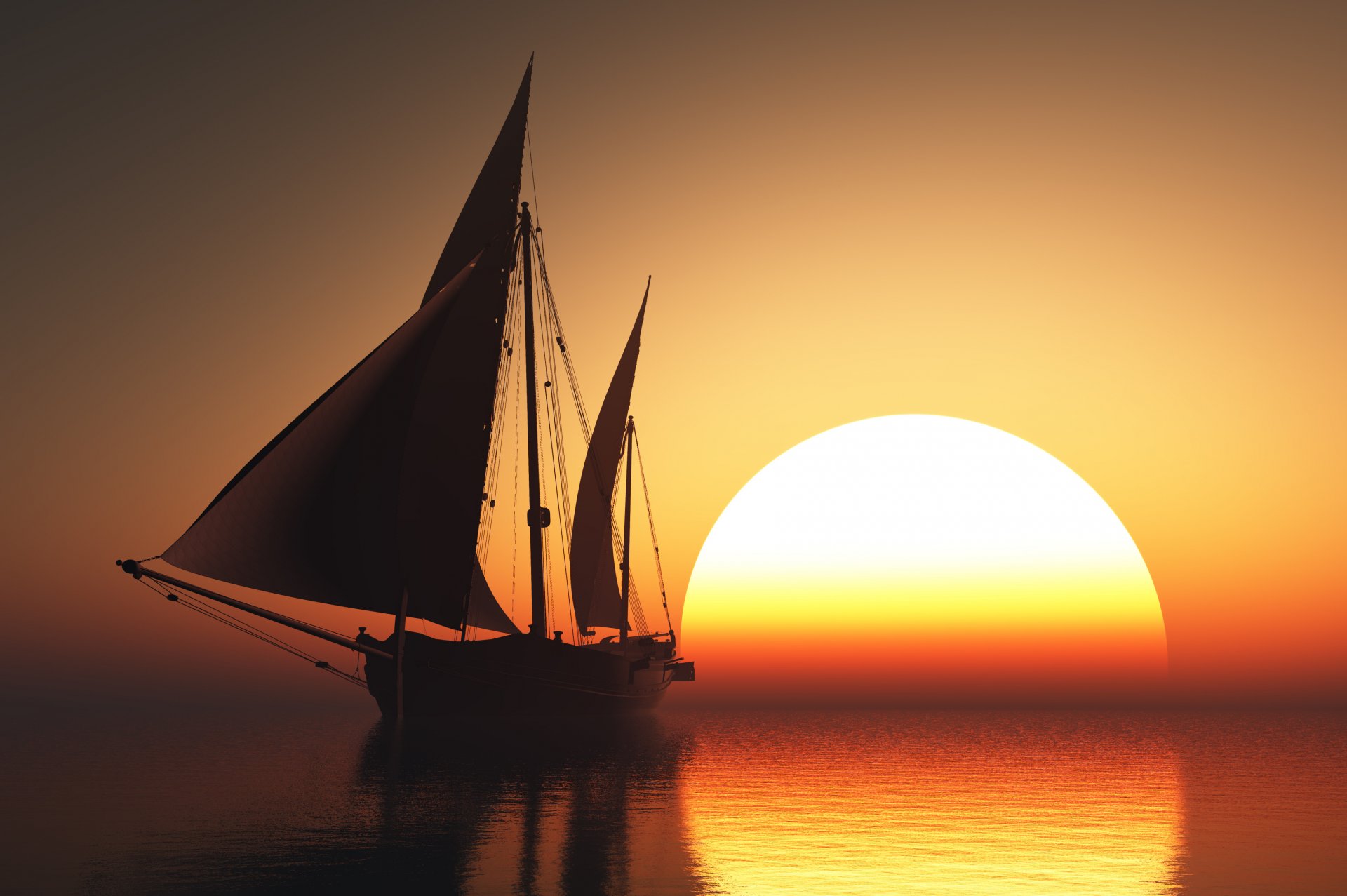 ea sailboats sunset