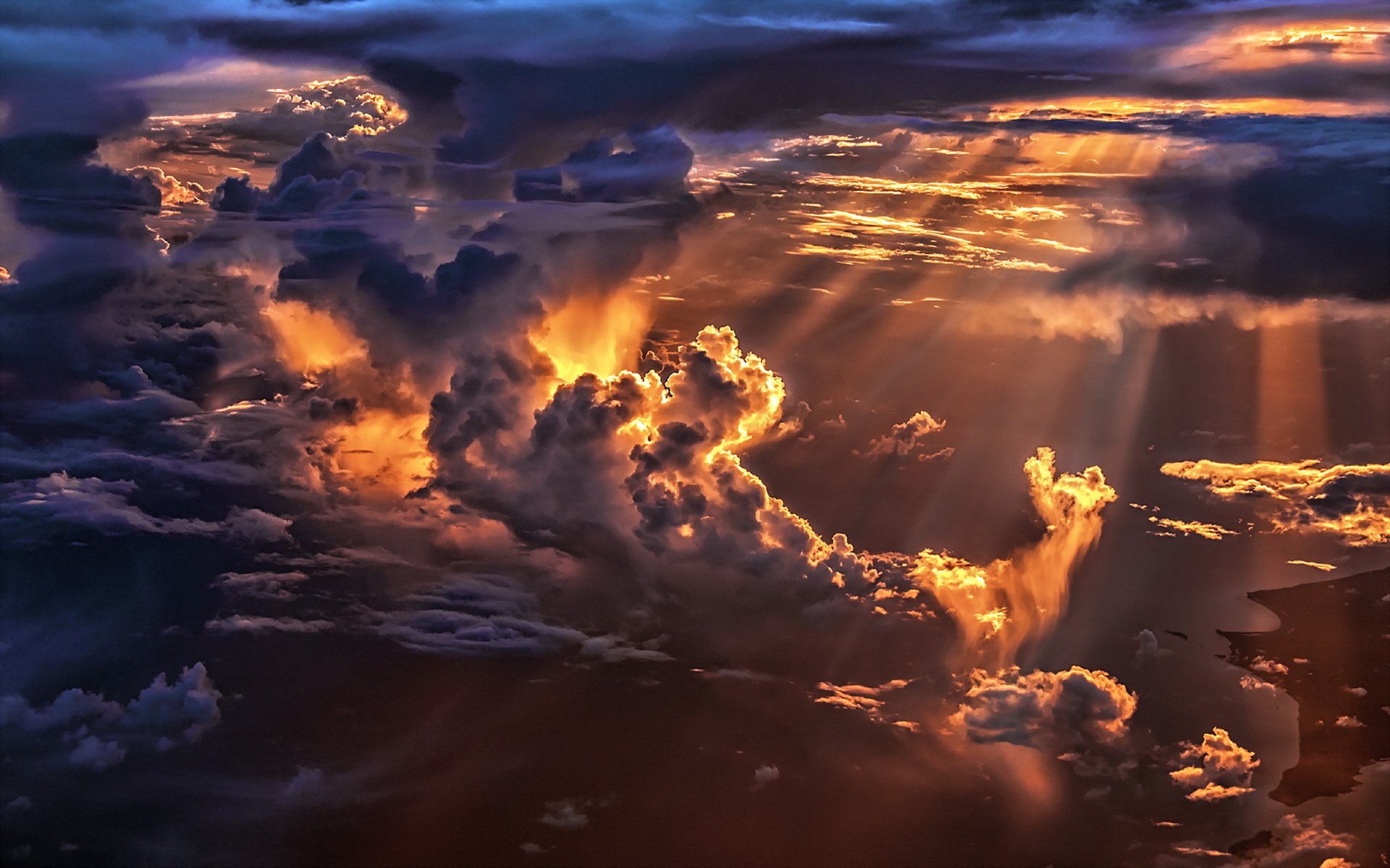 cielo nubes luz naturaleza