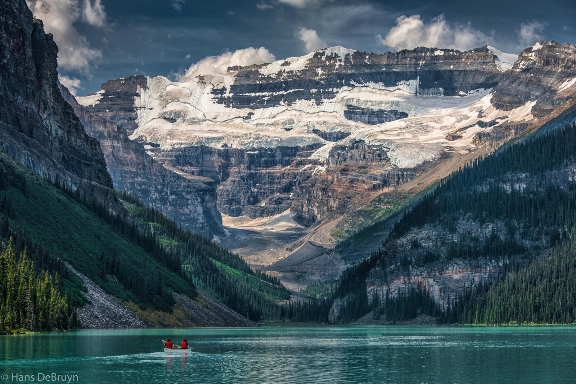 montagne lago canada natura