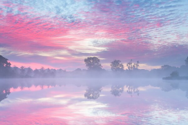 Doux matin de septembre aux pays-bas