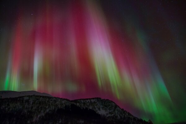 Nordlicht Sterne Himmel