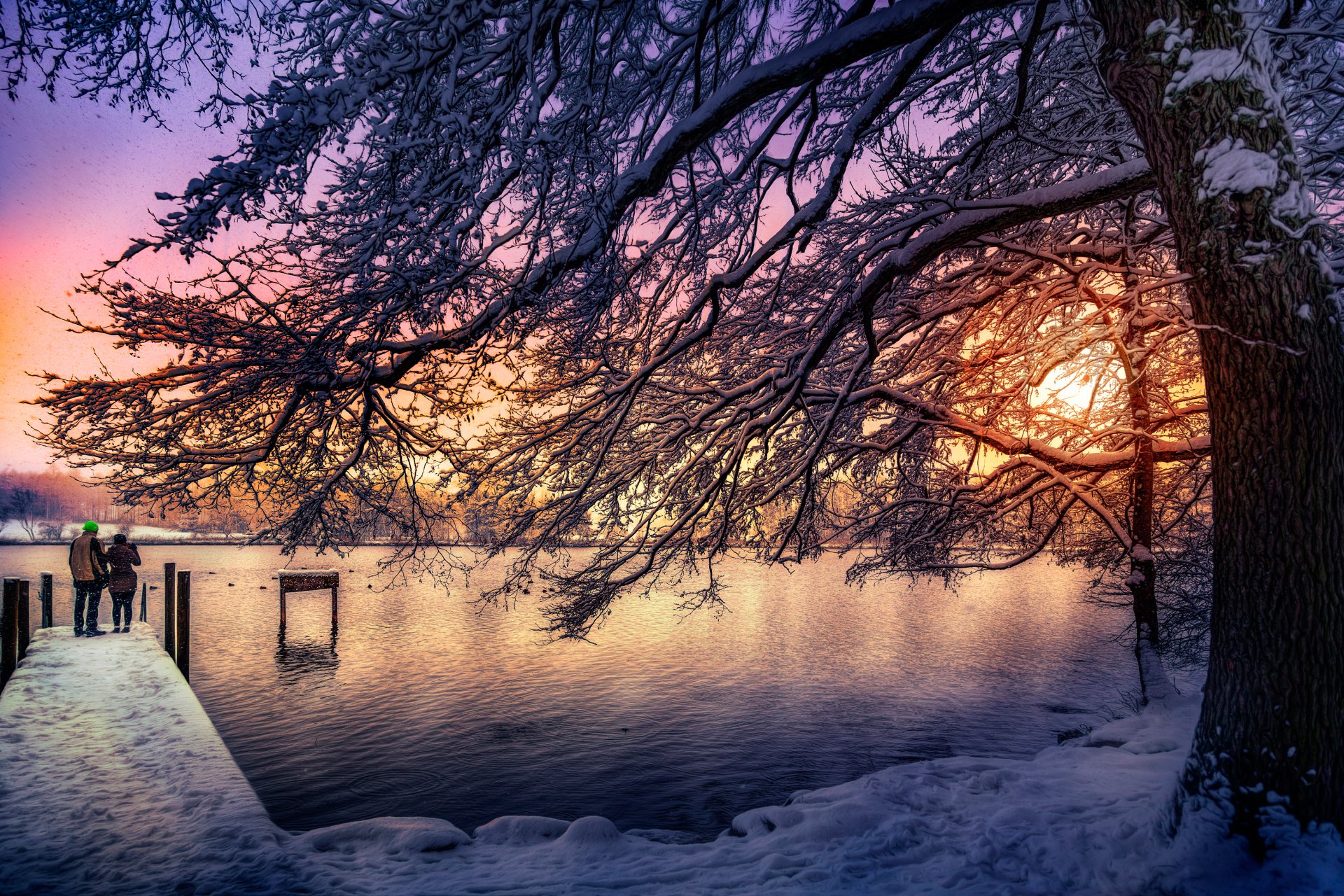 katzensee suiza madera nieve sol tratamiento