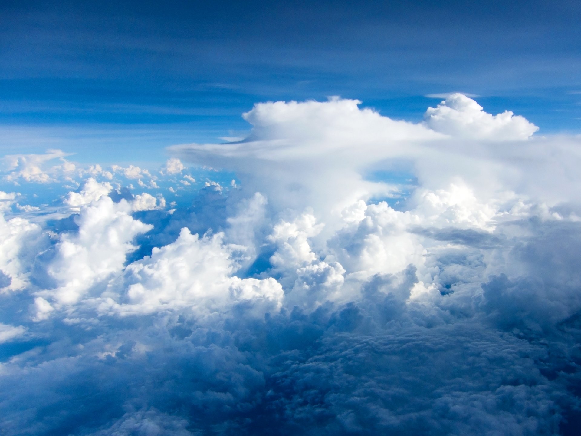 ciel nuages nuages vol