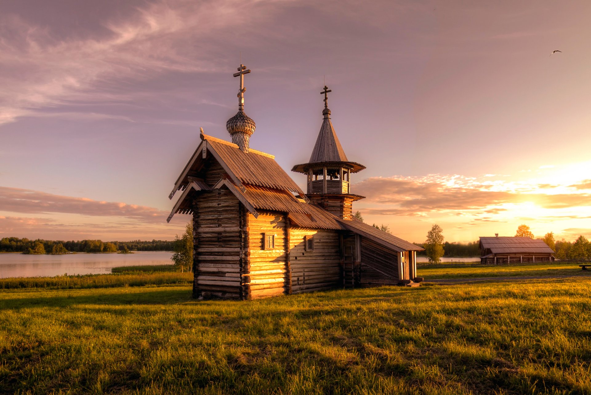 kizhi autunno chiesa russia