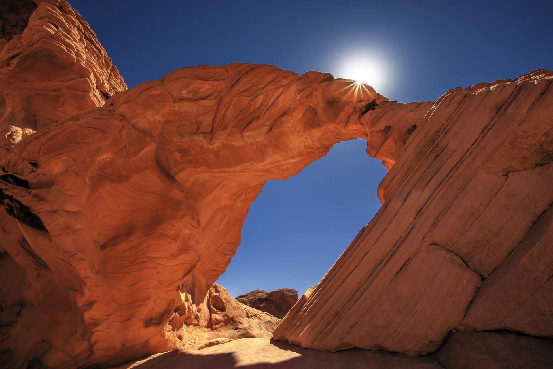 nevada parco nazionale deserto valle del fuoco arco roccioso