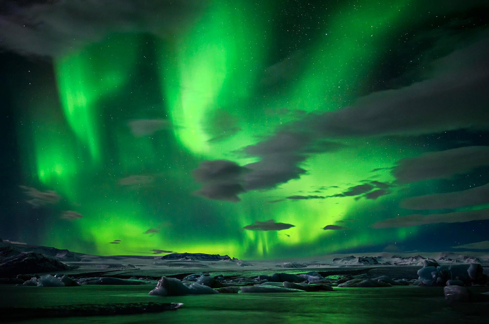 himmel sterne nordlichter nacht eis winter torosse