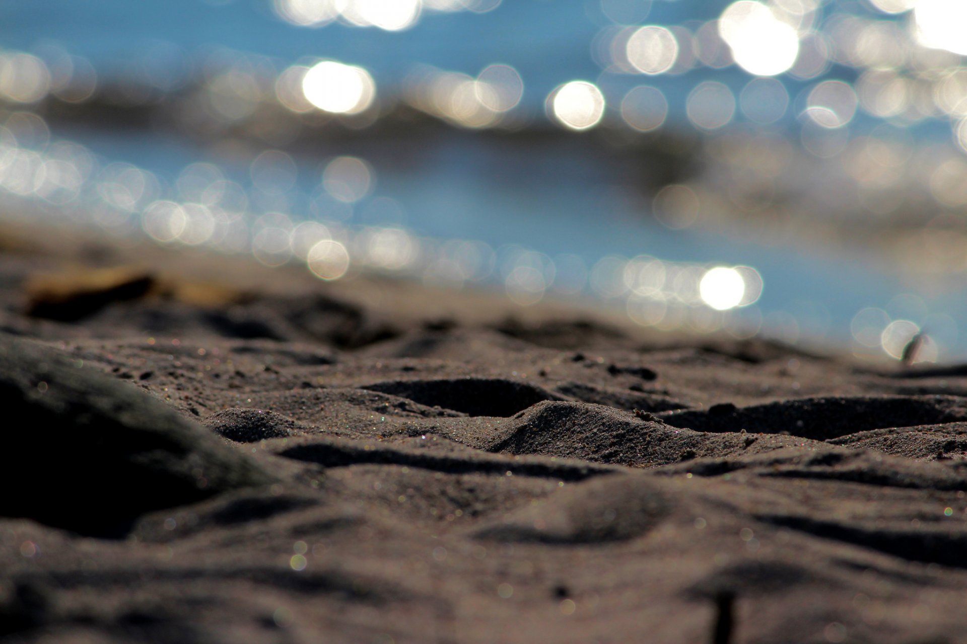 sable flou éblouissement