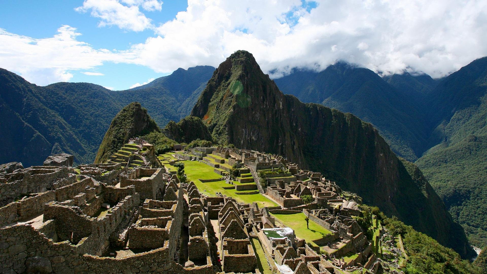 perù machu picchu città antica colline