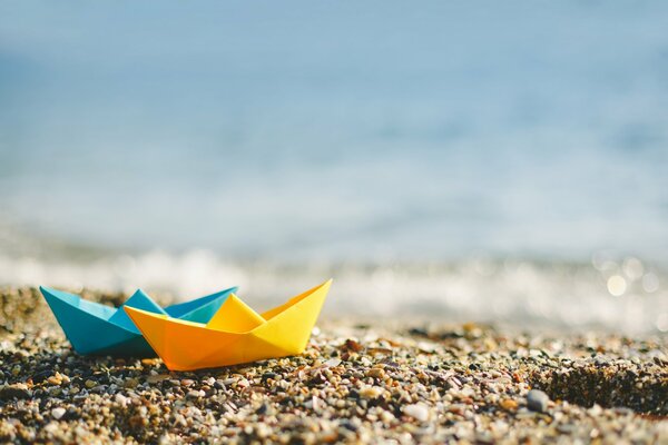 Summer nature on the beach with bokeh