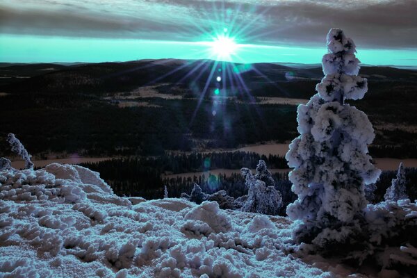 Лапландия это страна нового года и снега