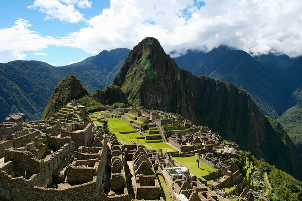 Hills in Peru ancient city