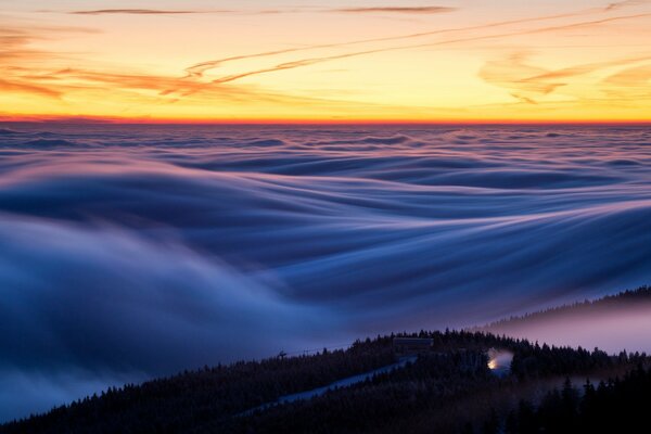 The sky and waves are incredibly beautiful