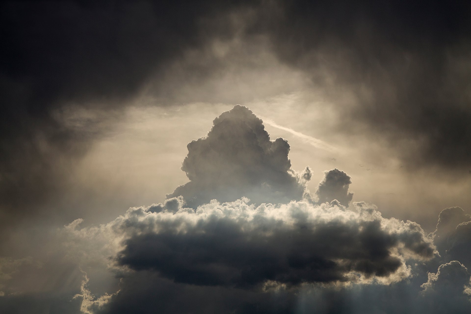 cielo nubes iluminación