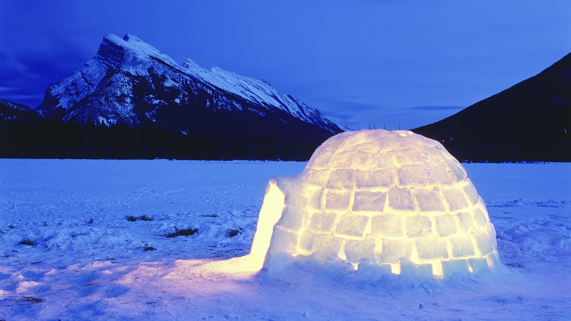 igloo montagne neve inverno luce