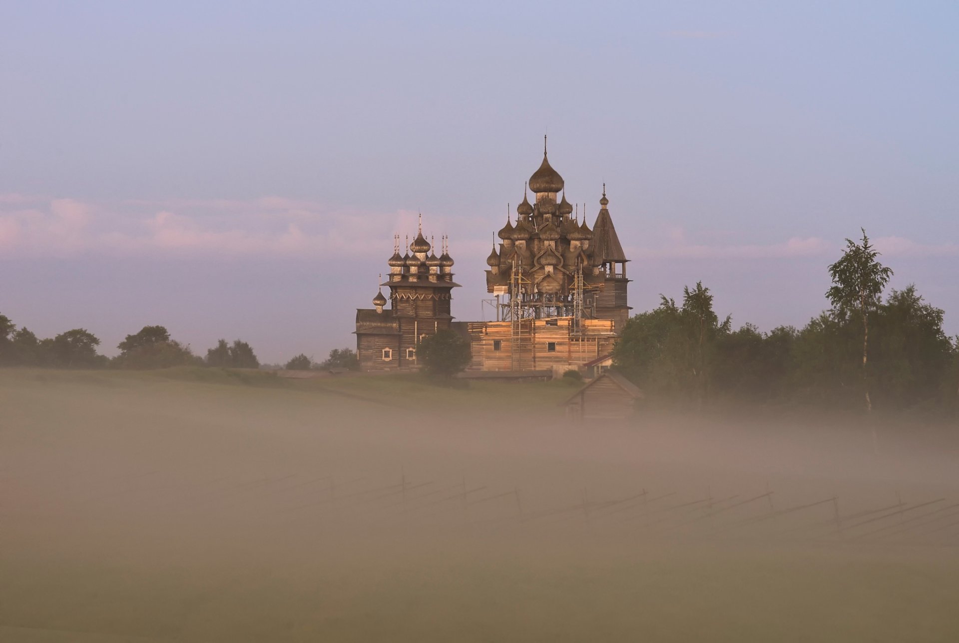 kirche der verklärung insel kizhi russland