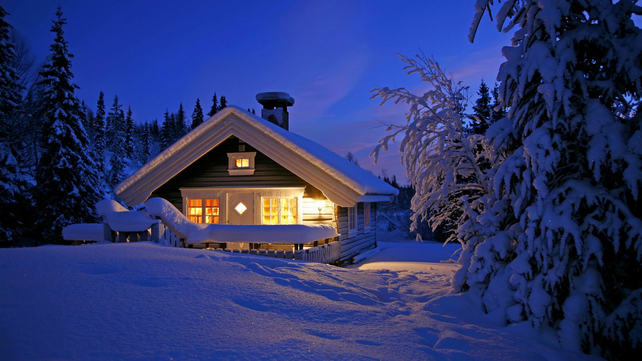 nature house winter snow sky landscape winter white cool nice sunset