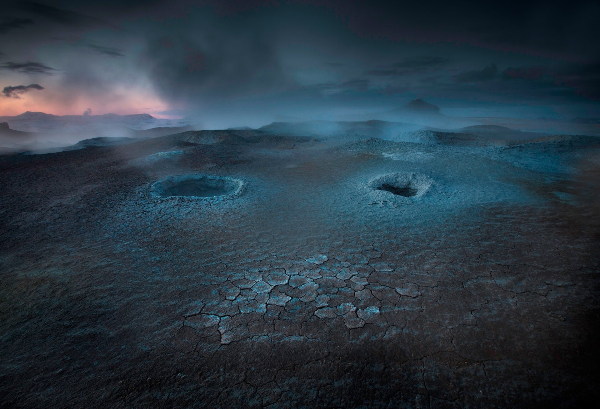 vallée geysers fissures