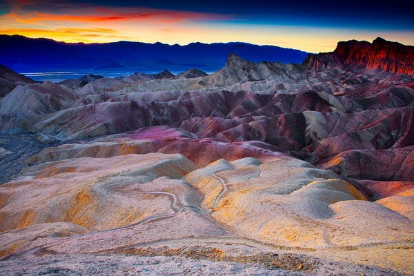 Death Valley Landscape in California