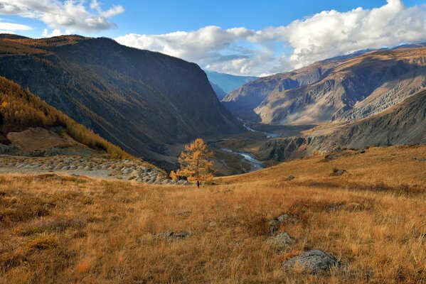 Herbst in den Altai-Bergen