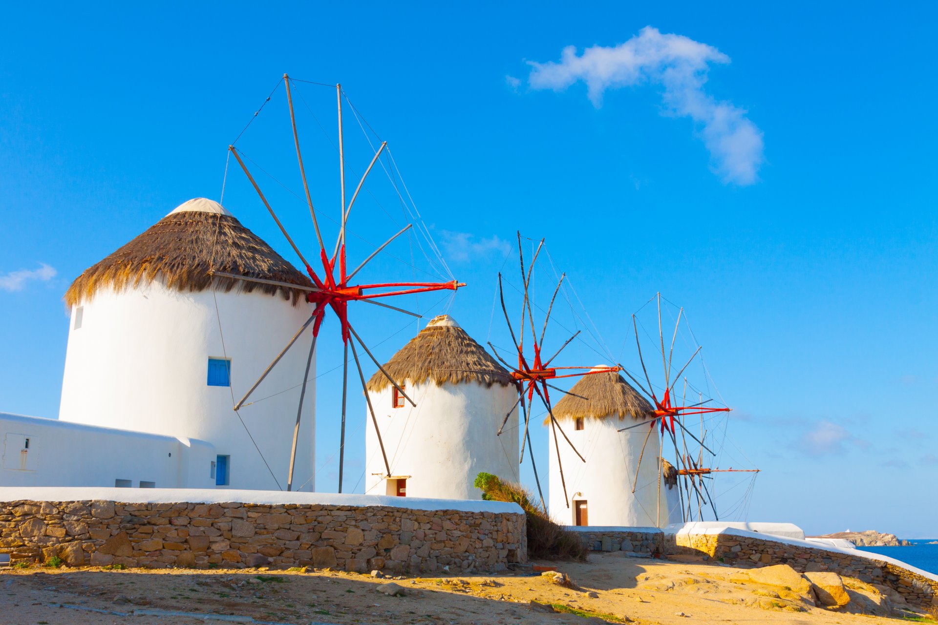 natura krajobraz niebo grecja santorini